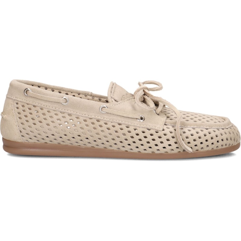 Posa Mocassins
Dames Boat Loafer Perforated