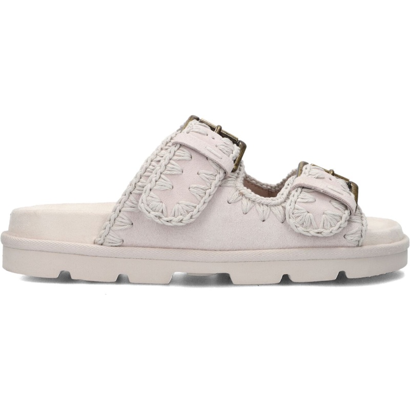 Mou Slippers
Dames Low Bio Sandal 2buckles Monoch