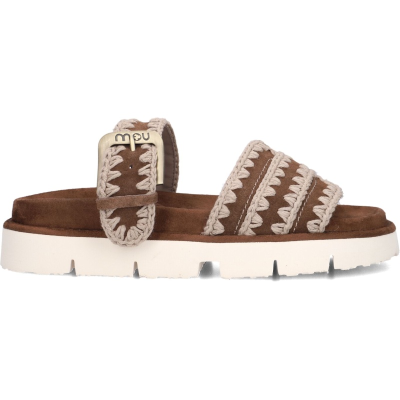 Mou Slippers
Dames Bio Sandal Buckle Strap