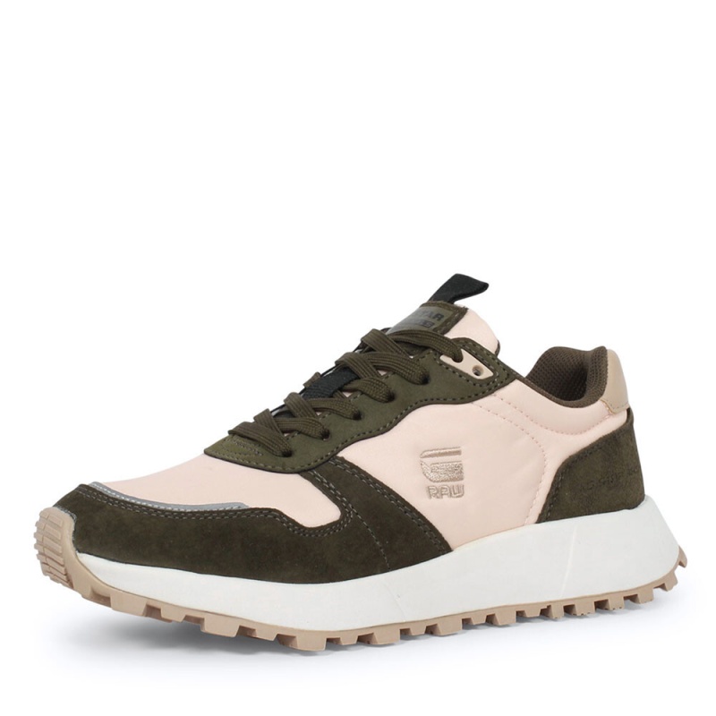 G-Star Theq Run  sneaker groen roze