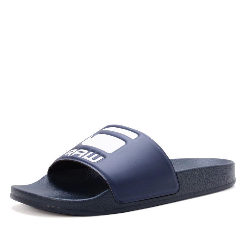 G-Star cart slide badslipper blauw