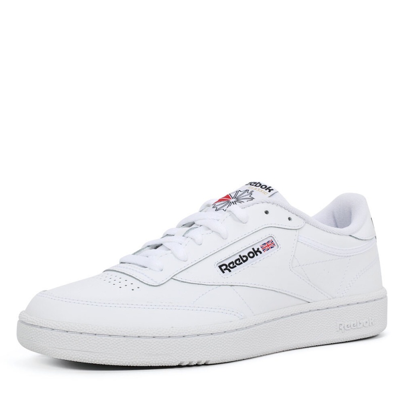 Reebok Club C85 lage sneakers wit