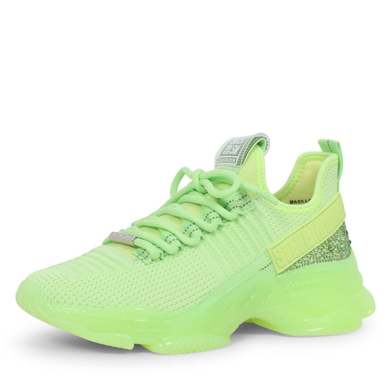Steve Madden Maxilla-R  sneaker neon groen