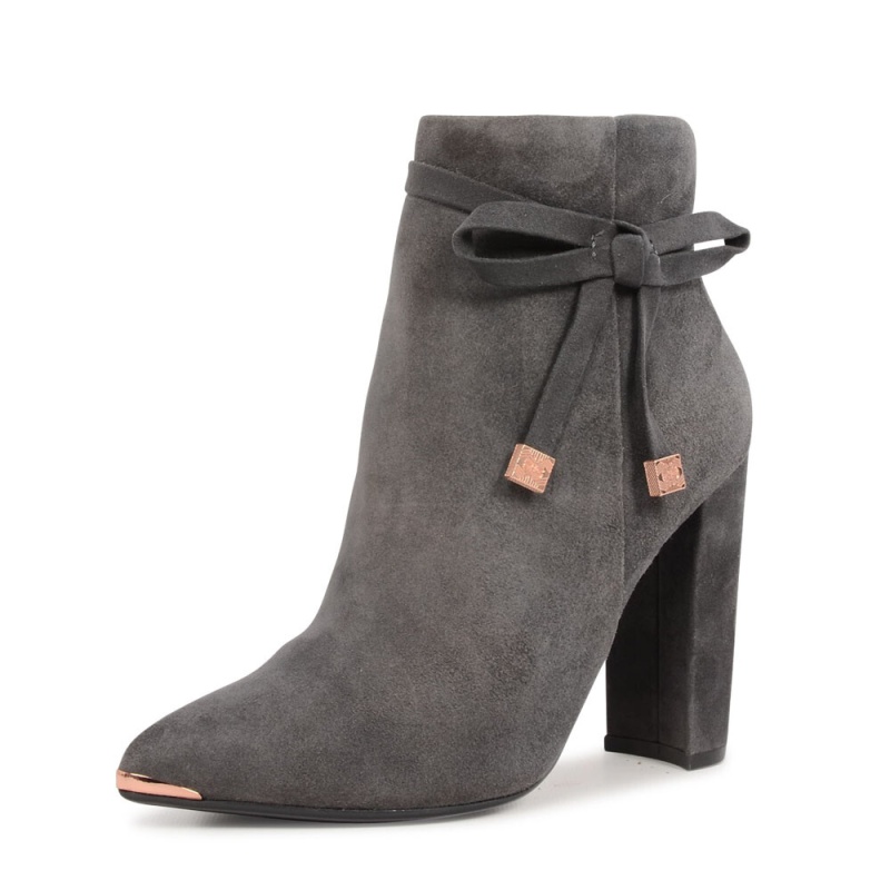 Ted Baker qatena enkellaars grijs