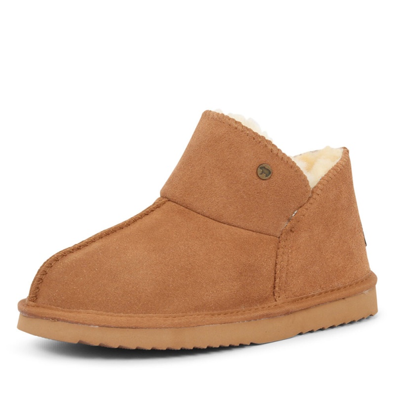 Warmbat Willow  pantoffels cognac