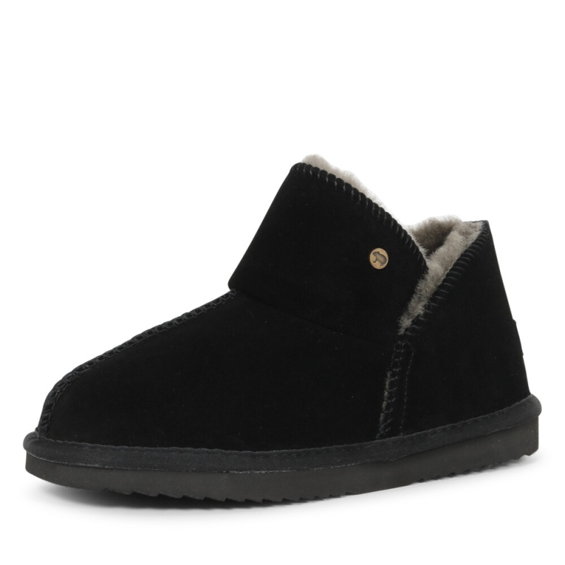 Warmbat Willow  pantoffels zwart
