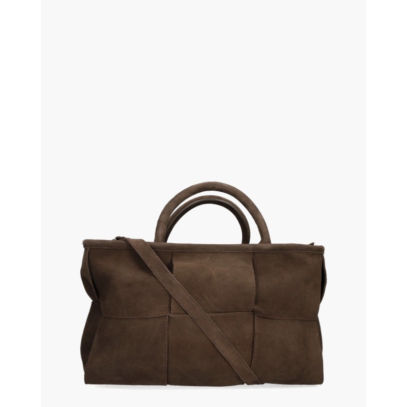 Viamailbag Demi Madras Donkerbruin