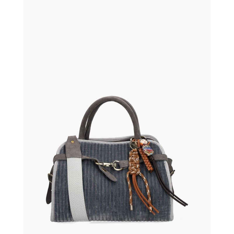 Viamailbag April Velvet Grijs
