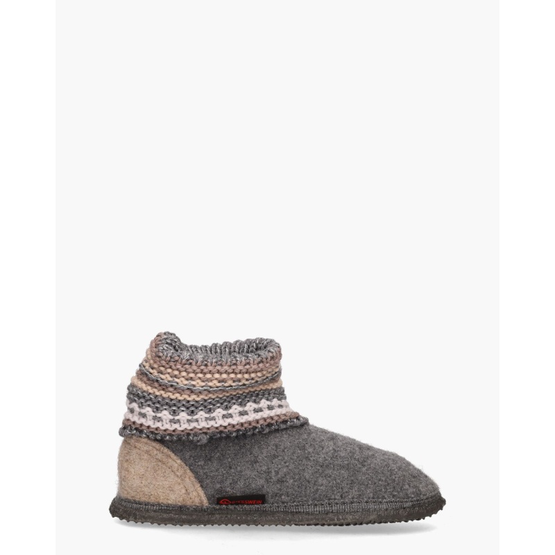 Giesswein Kiel Grijs/Multicolor s