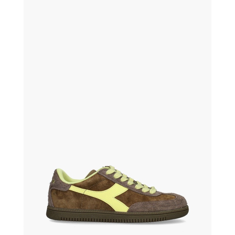 Diadora Sport Trainer Hairy Bruin/Geel