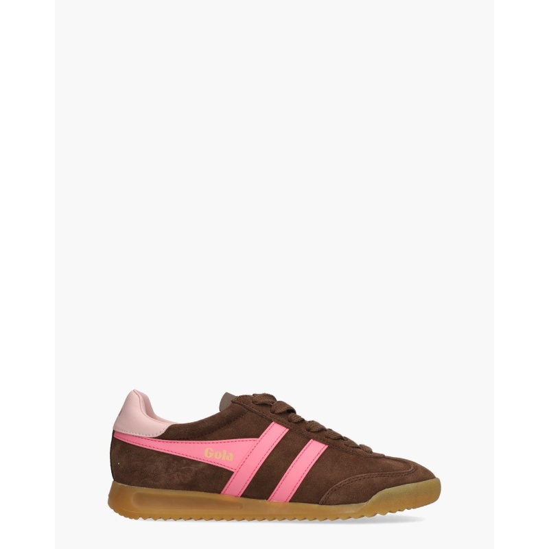 Gola Torpedo Donkerbruin/Roze