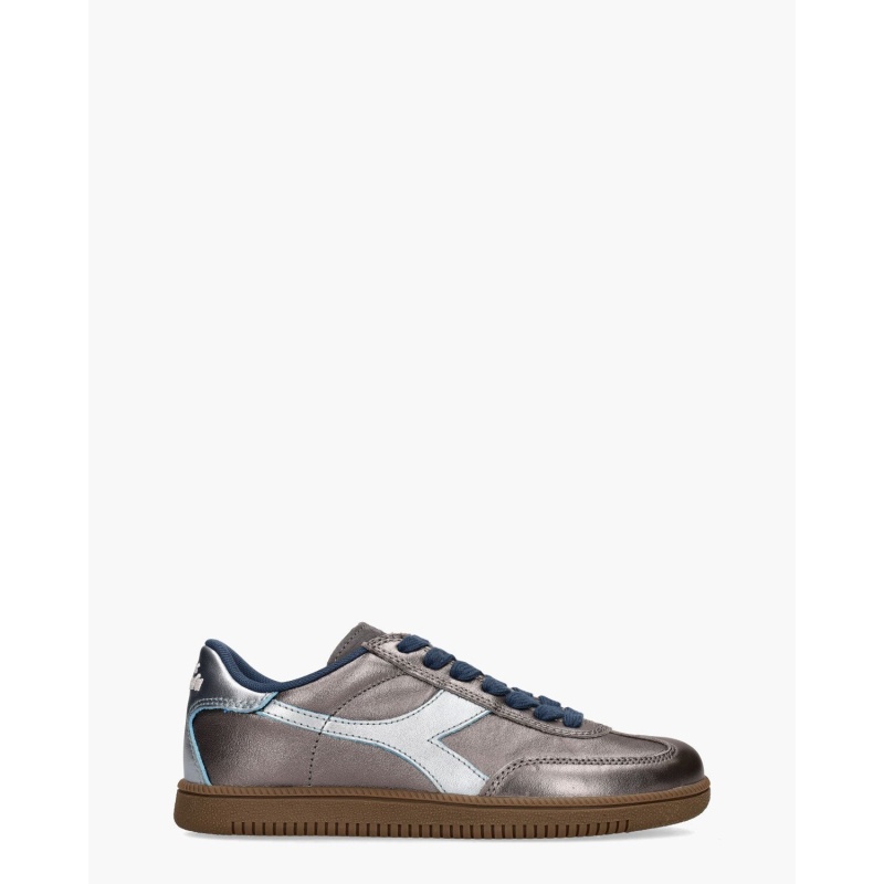 Diadora Sport Trainer Metalized Grijs/Blauw