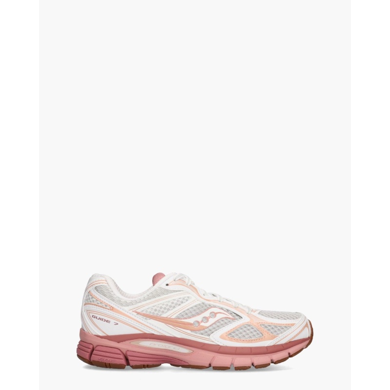 Saucony ProGrid Guide 7 Wit/Roze