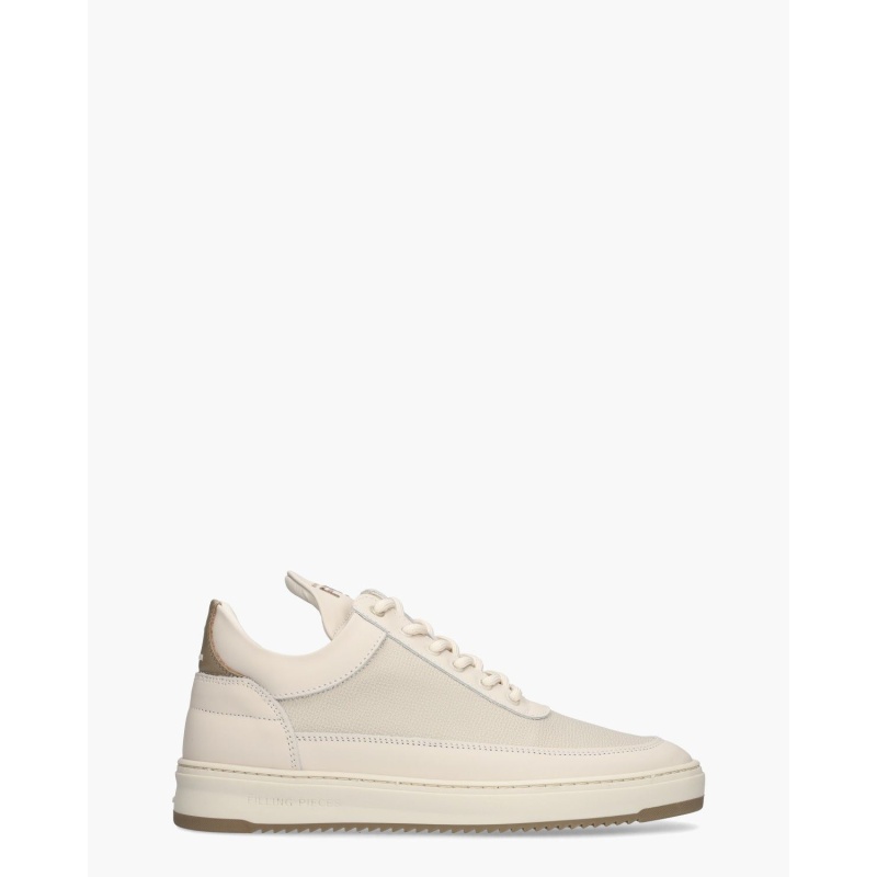 Filling Pieces Low Top Tech Crumbs Off-White/Taupe