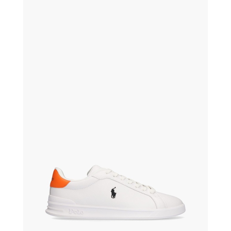 Polo Ralph Lauren Heritage Court II Wit/Oranje