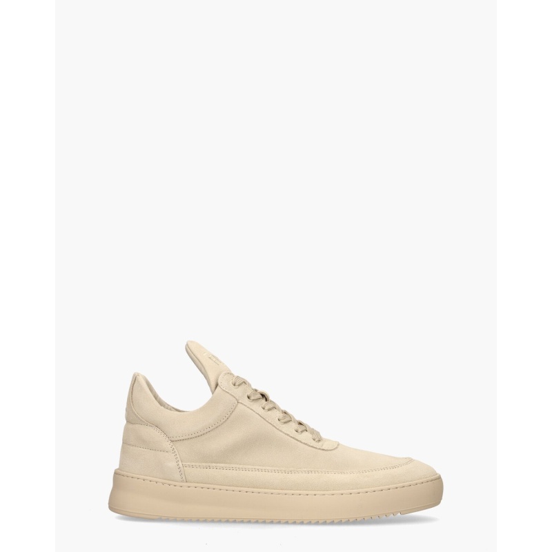 Filling Pieces Low Top Suede Beige