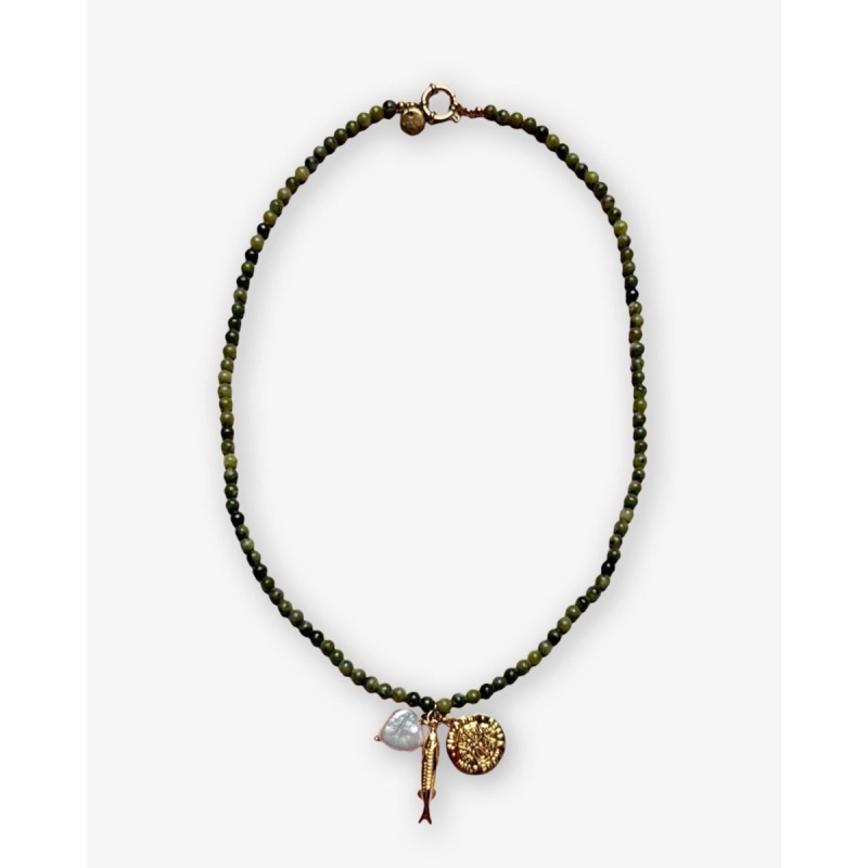 Bonnie Studios Pendant Trio Khaki Ketting