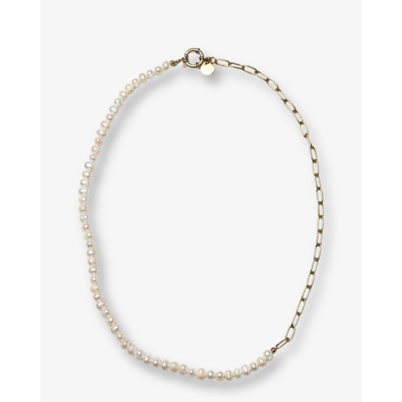 Bonnie Studios Flint Pearl Goud Ketting