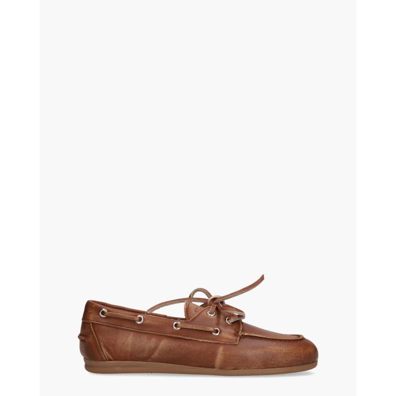 Posa Boat  Brushed Cognac
