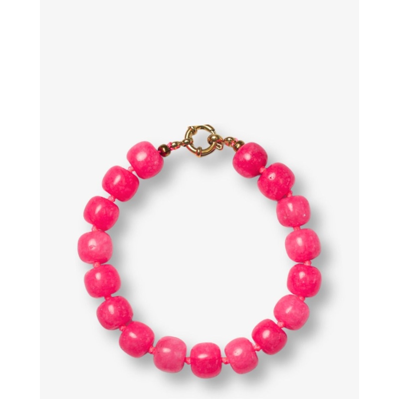 Bonnie Studios William Neon Roze Armband