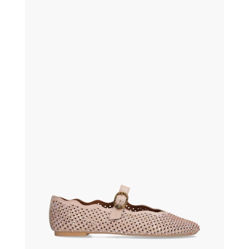 Kurt Geiger Wavy Mayfair Ballet Flat Oudroze
