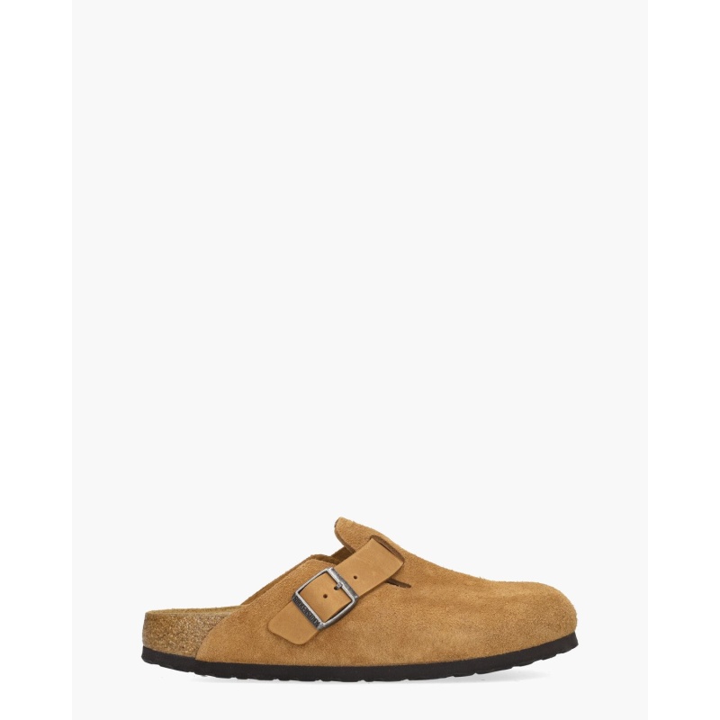 Birkenstock Boston Mixed Leather Cognac