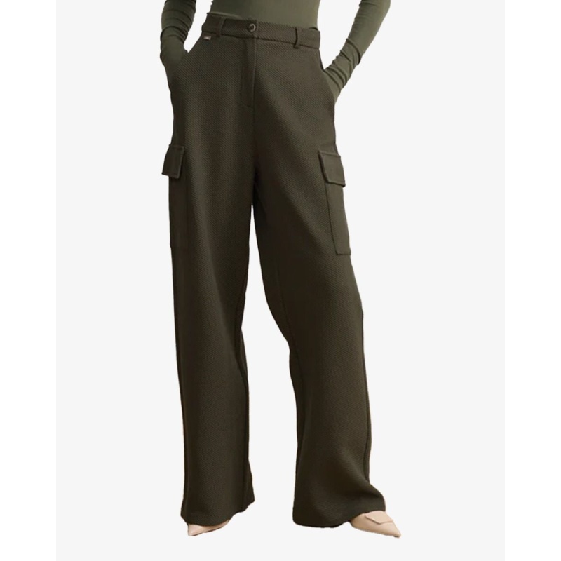 Lune Moon Classic Cargo Pants Groen  Cargobroek
