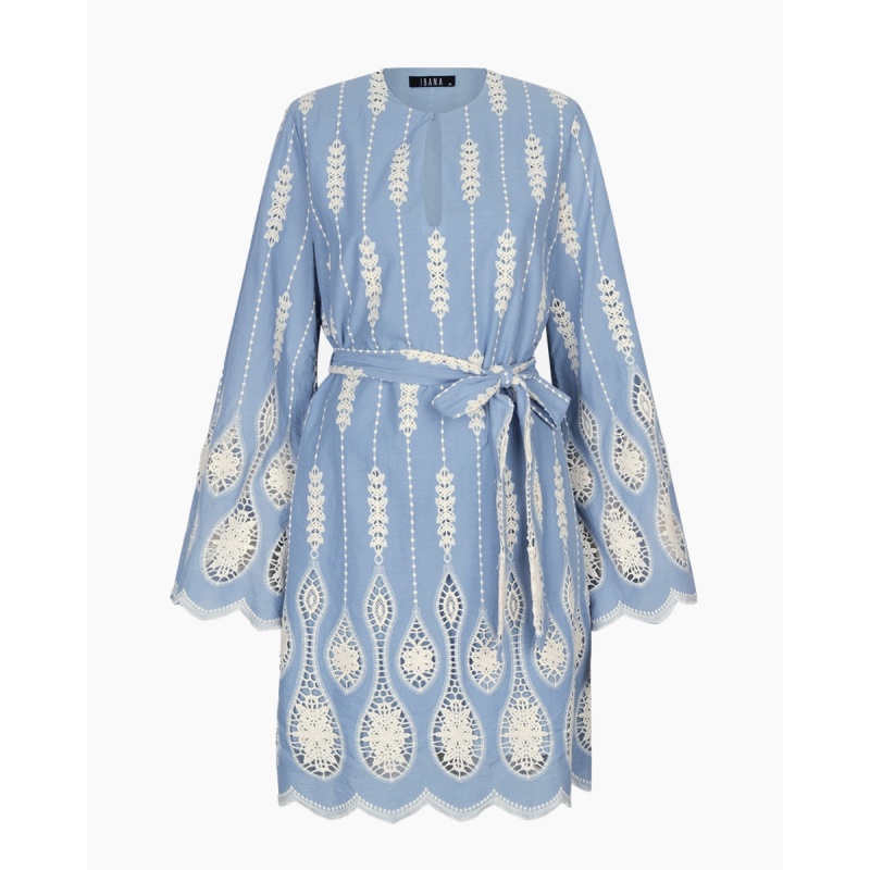 Ibana Danna Blauw jurk