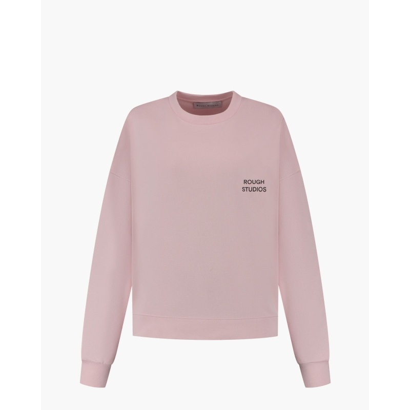 Rough Studios Tennis Sweater Lichtroze sweater
