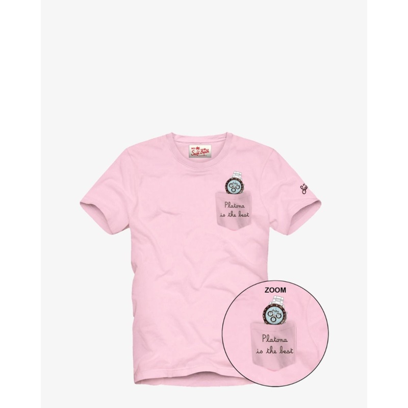 Saint Barth Austin Best Watch Roze  T-Shirt