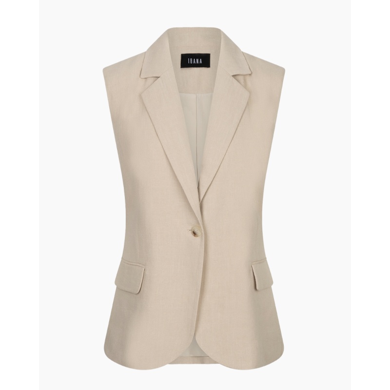 Ibana Tarika Beige gilet