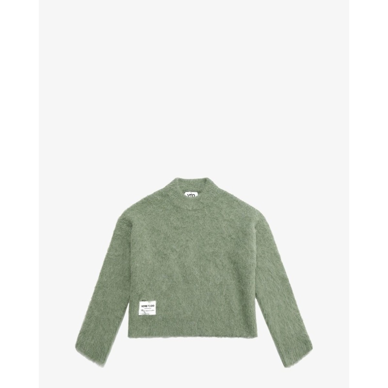 Good Brandz Boxy Sweater Groen sweater