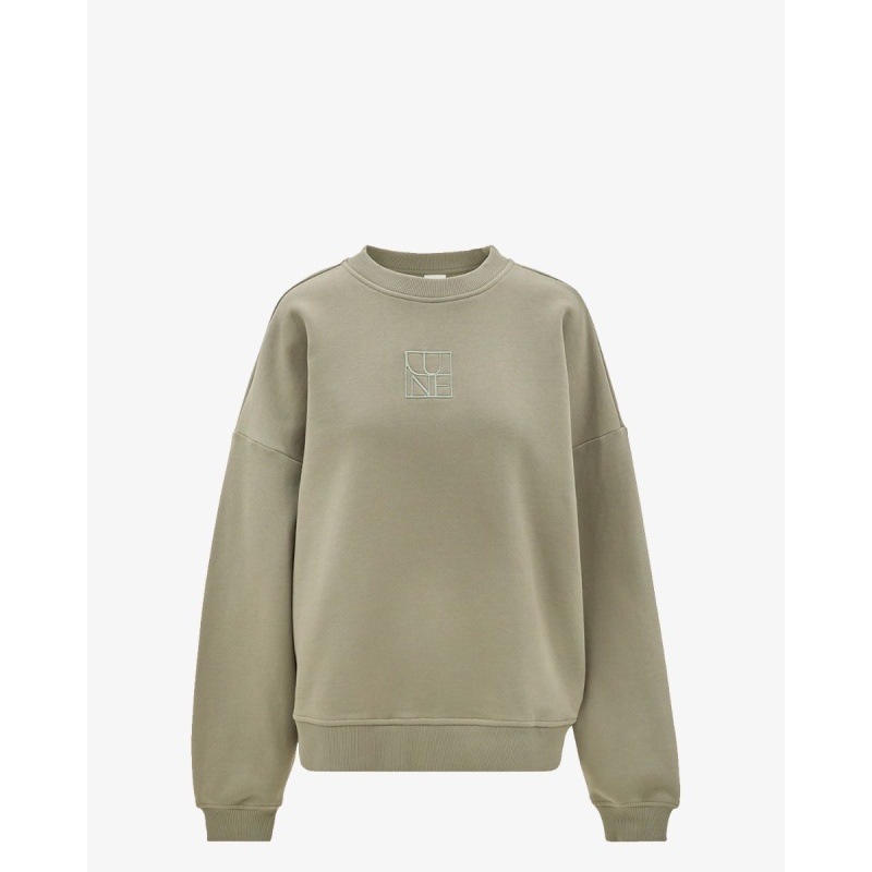 Lune Zany Oversized Sweatshirt Groen sweater