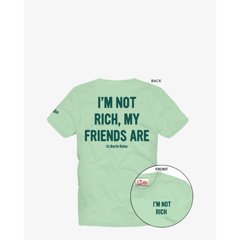 Saint Barth Portland Groen  T-Shirt