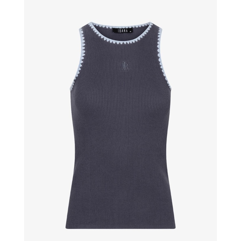 Ibana Timora Grijs  Tanktop