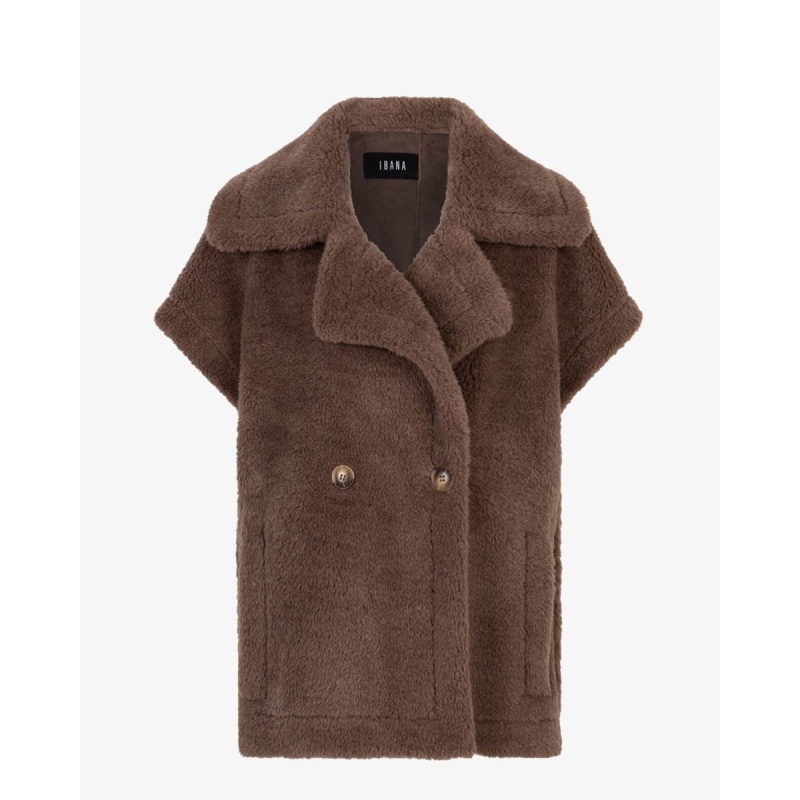 Ibana Jaxey Donkerbruin gilet