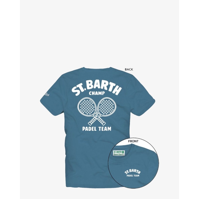 Saint Barth Padel Team Petrol  T-Shirt