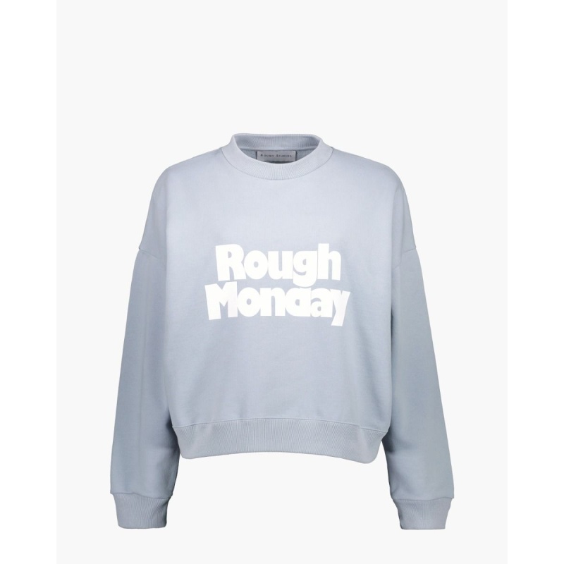 Rough Studios Rough Monday Sweater Lichtblauw sweater