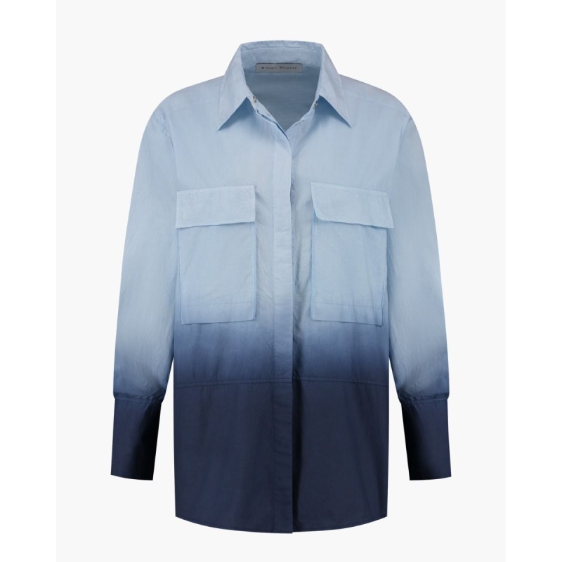 Rough Studios Marina Top Blauw blouse