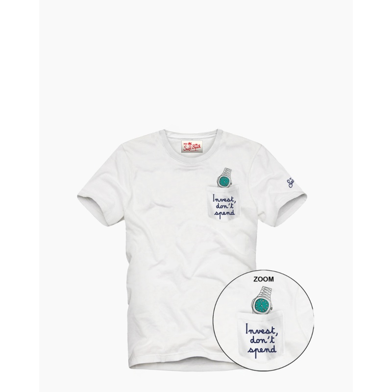 Saint Barth Invest Don't Spend Wit  T-Shirt