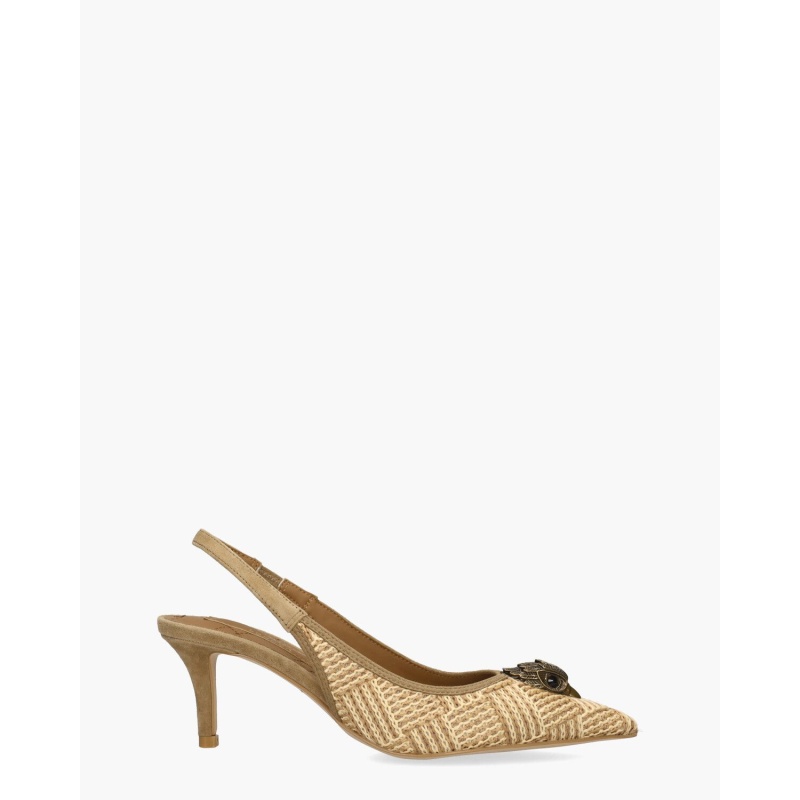 Kurt Geiger Belgravia Sling Back Heel Beige/Taupe