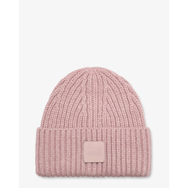 Ugg Chunky Rib Beanie Mauve Muts
