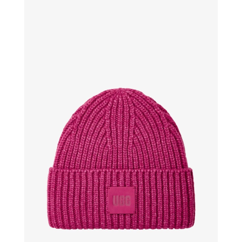 Ugg Chunky Rib Beanie Chroma Pink Muts