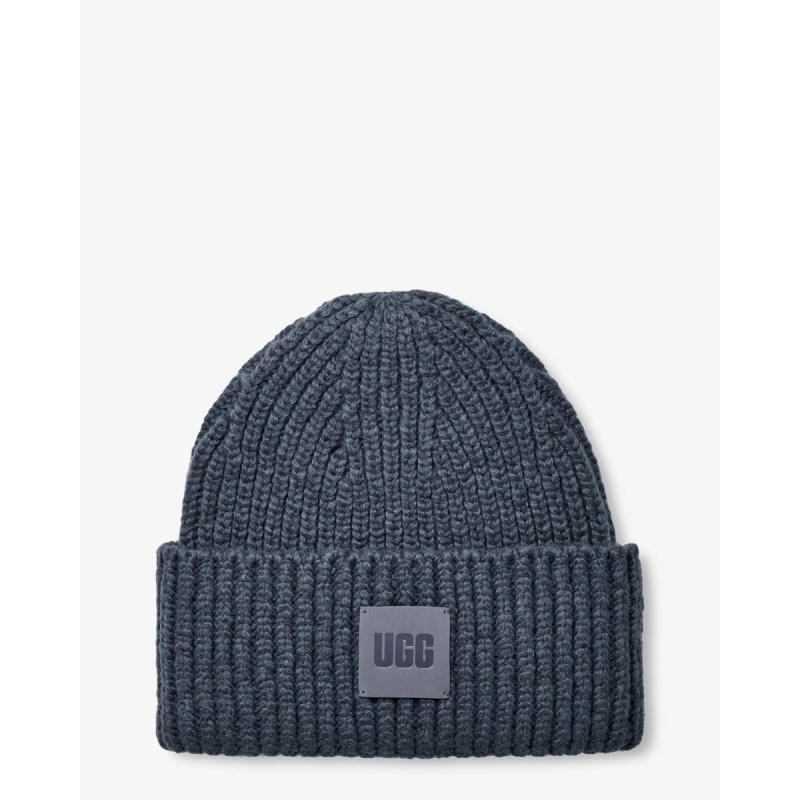 Ugg Chunky Rib Beanie Dark Wave Muts