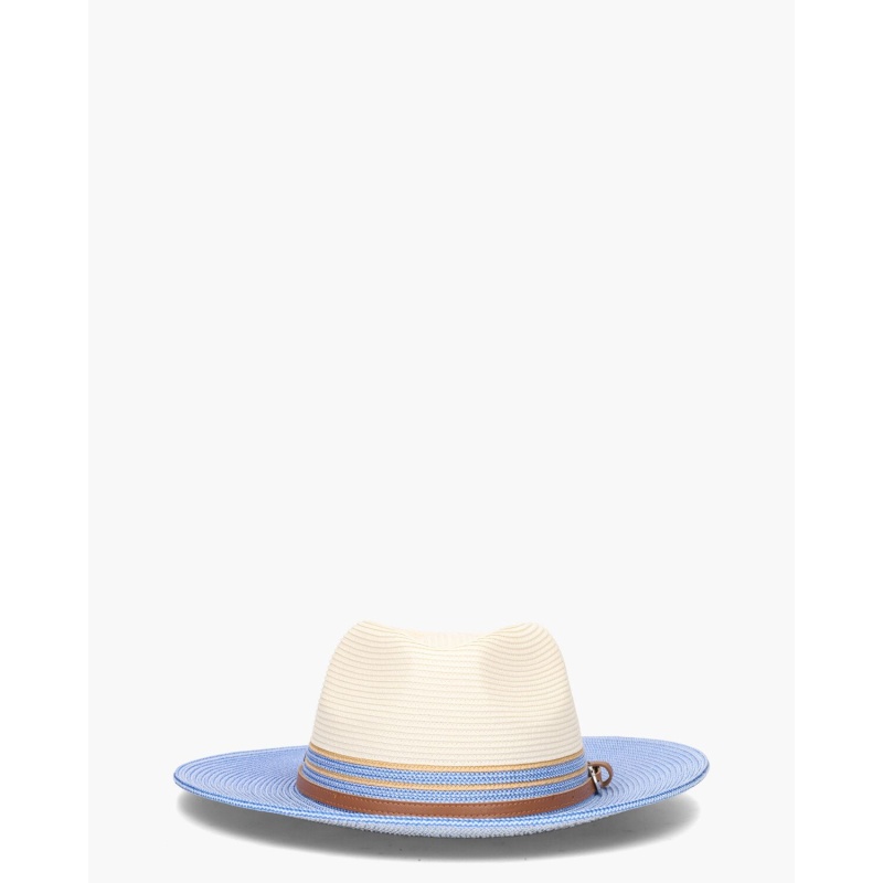 House Of Ord Bella Off-White/Blauw Hoed
