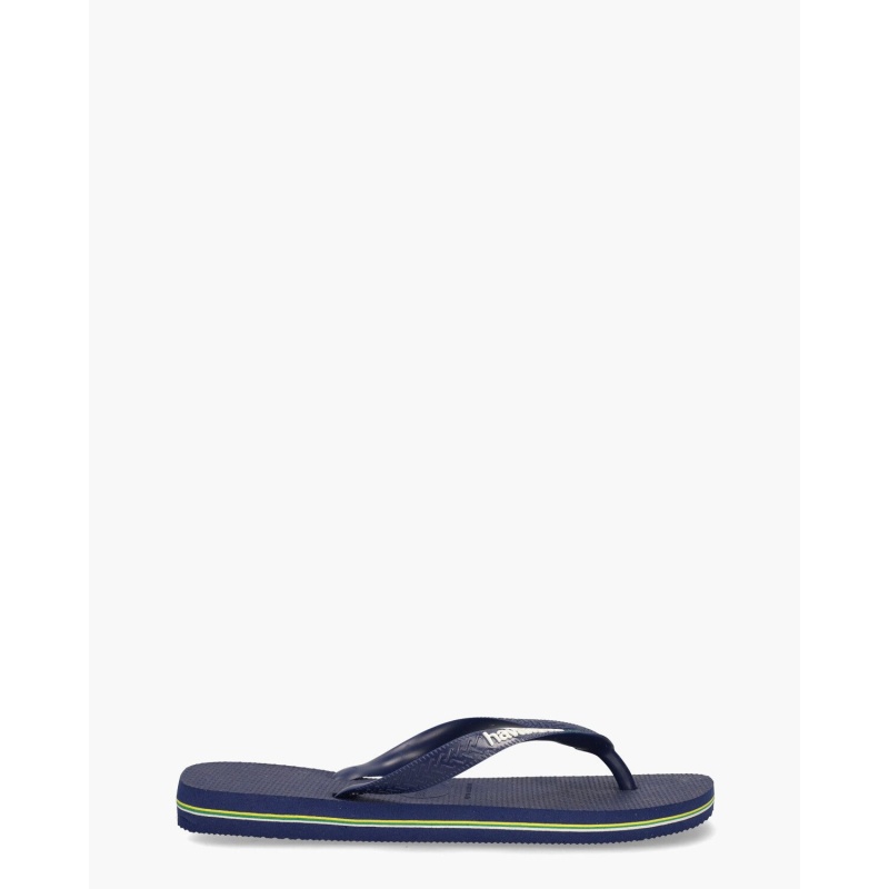 Havaianas Brasil Logo Donkerblauw