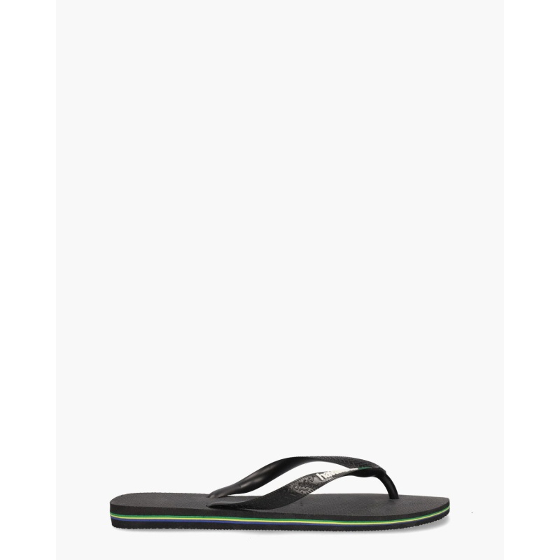 Havaianas Brasil Logo Zwart