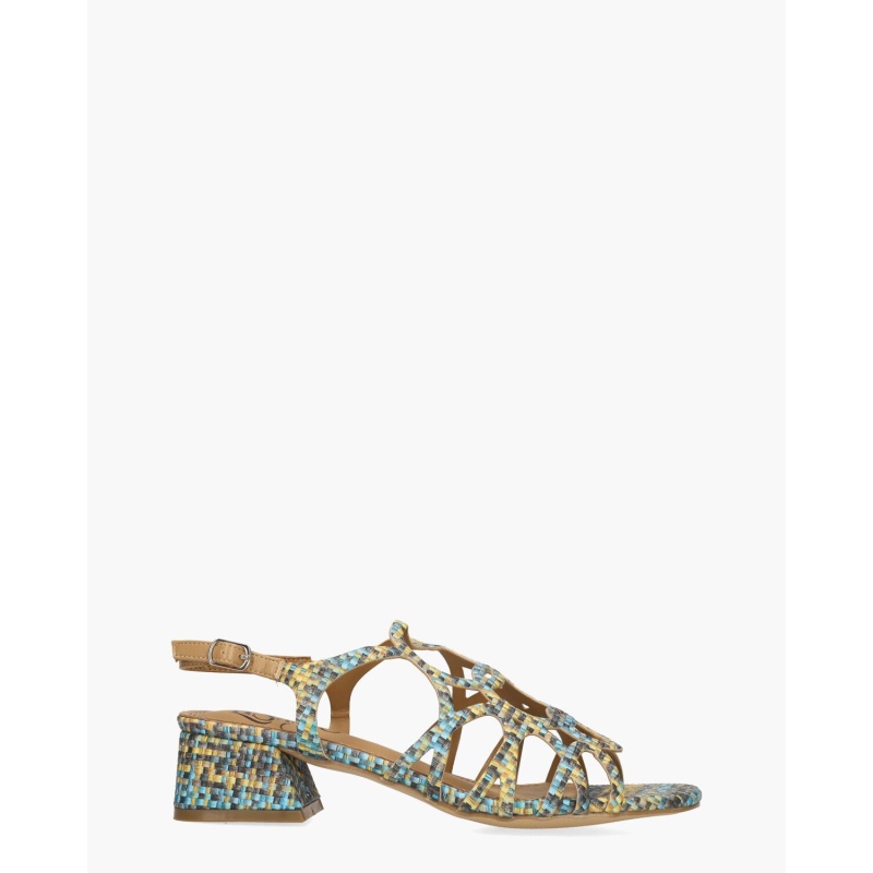 Kashion Wanita Blauw/Geel