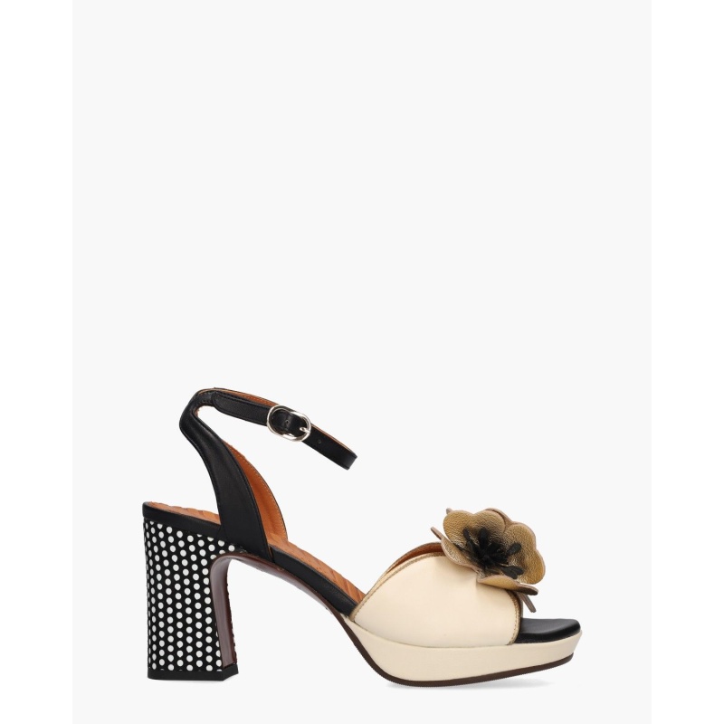 Chie Mihara Kaski Off-White/Zwart
