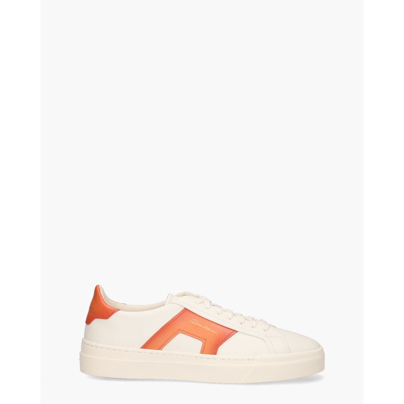 Santoni 21779 Wit/Oranje